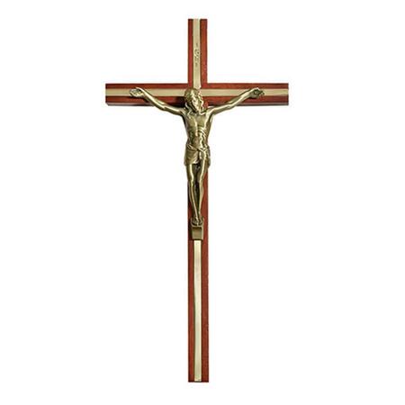 CB CATHOLIC Gold Plated Crucifix - 10 in., 3PK M401-G10
